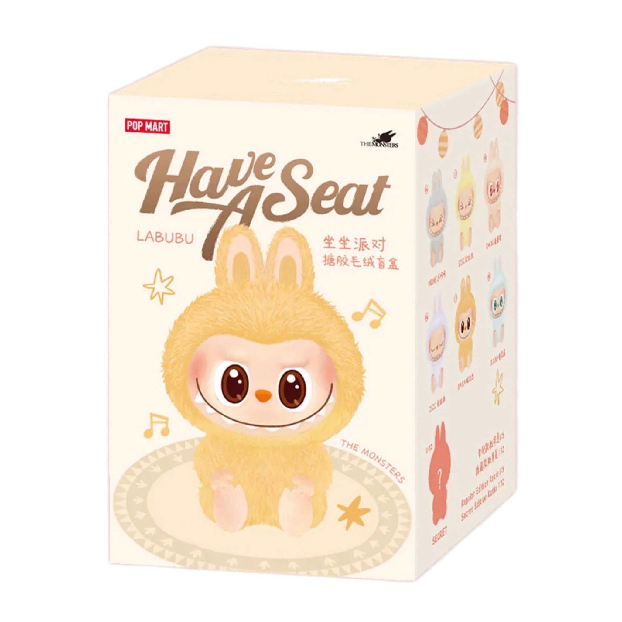 POP MART LABUBU THE MONSTERS HAVE A SEAT VINYL PLUSH (BLIND BOX)