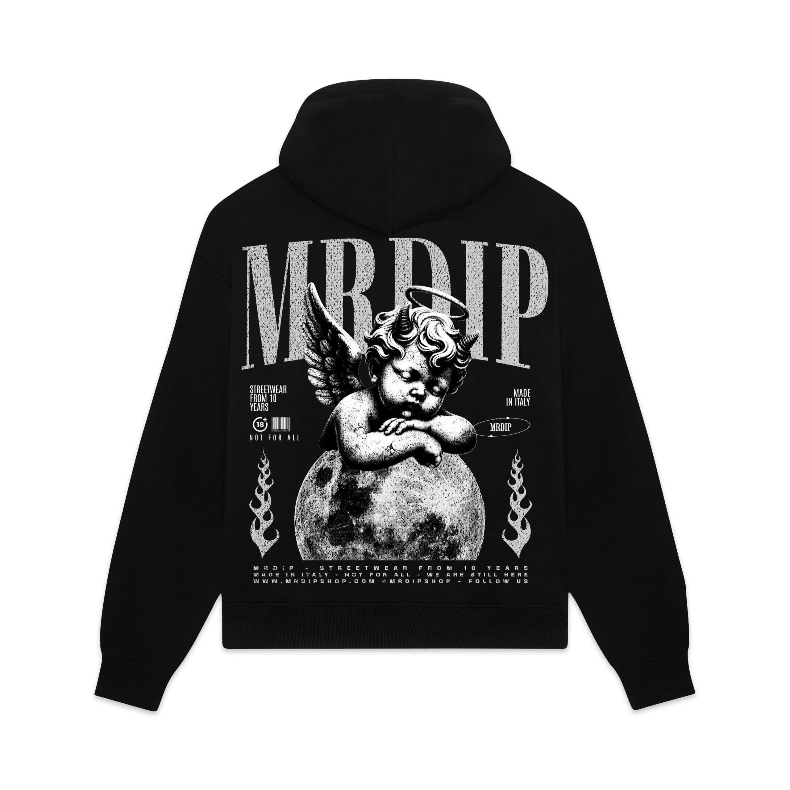 MRDIP - HOODIE LUCIFERO - NERO