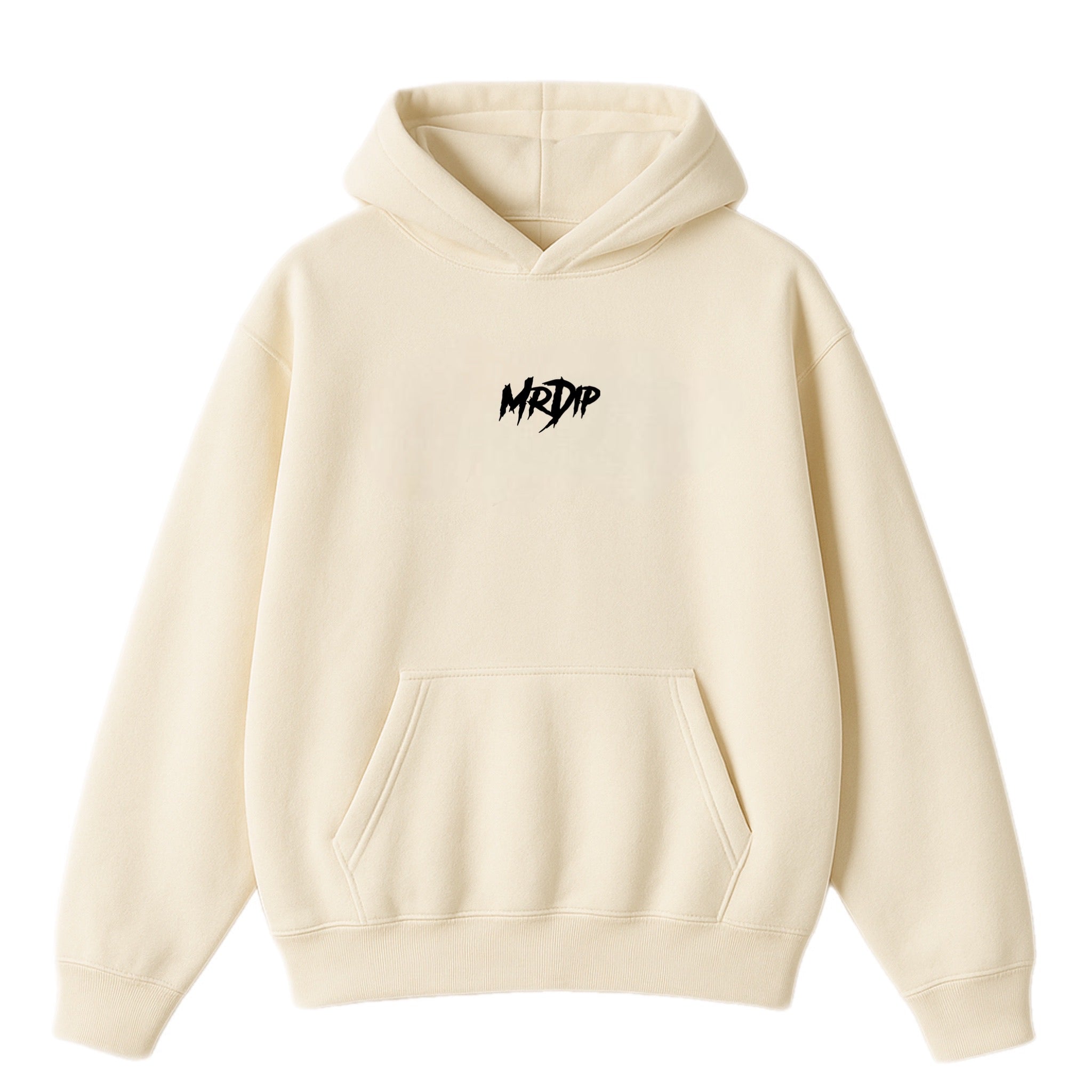 MRDIP - FELPA BOXYFIT DOUBLE LOGO - PANNA