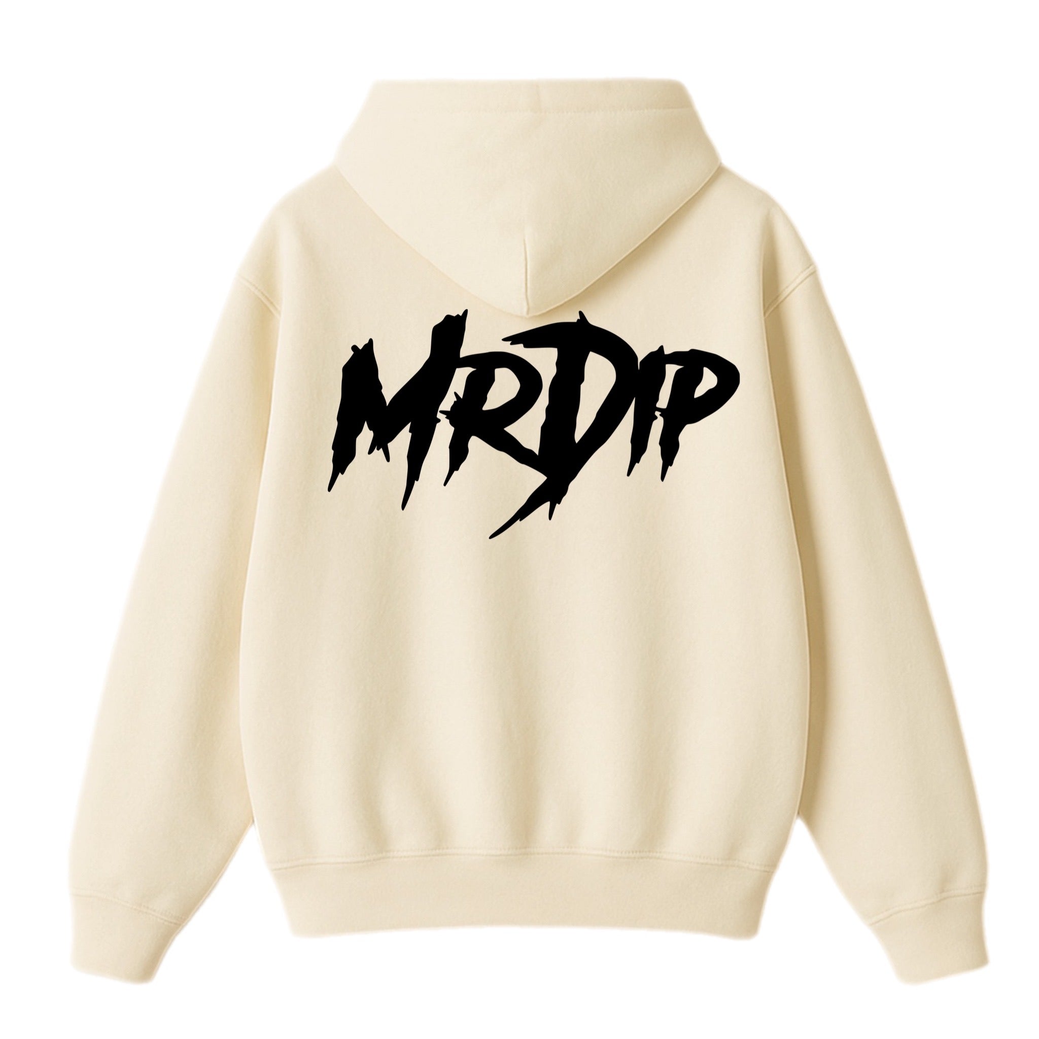 MRDIP - FELPA BOXYFIT DOUBLE LOGO - PANNA