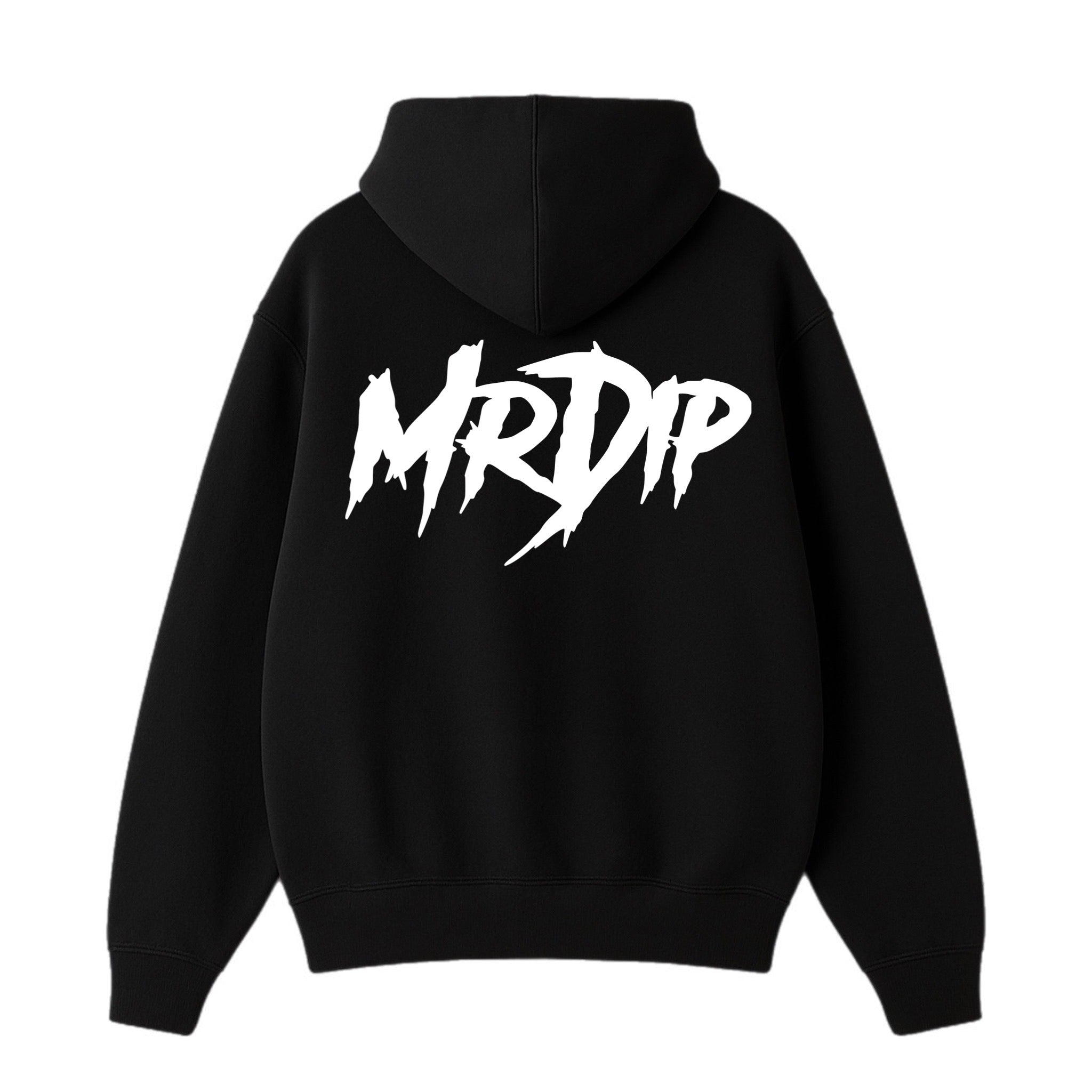 MRDIP - FELPA BOXYFIT DOUBLE LOGO - NERO