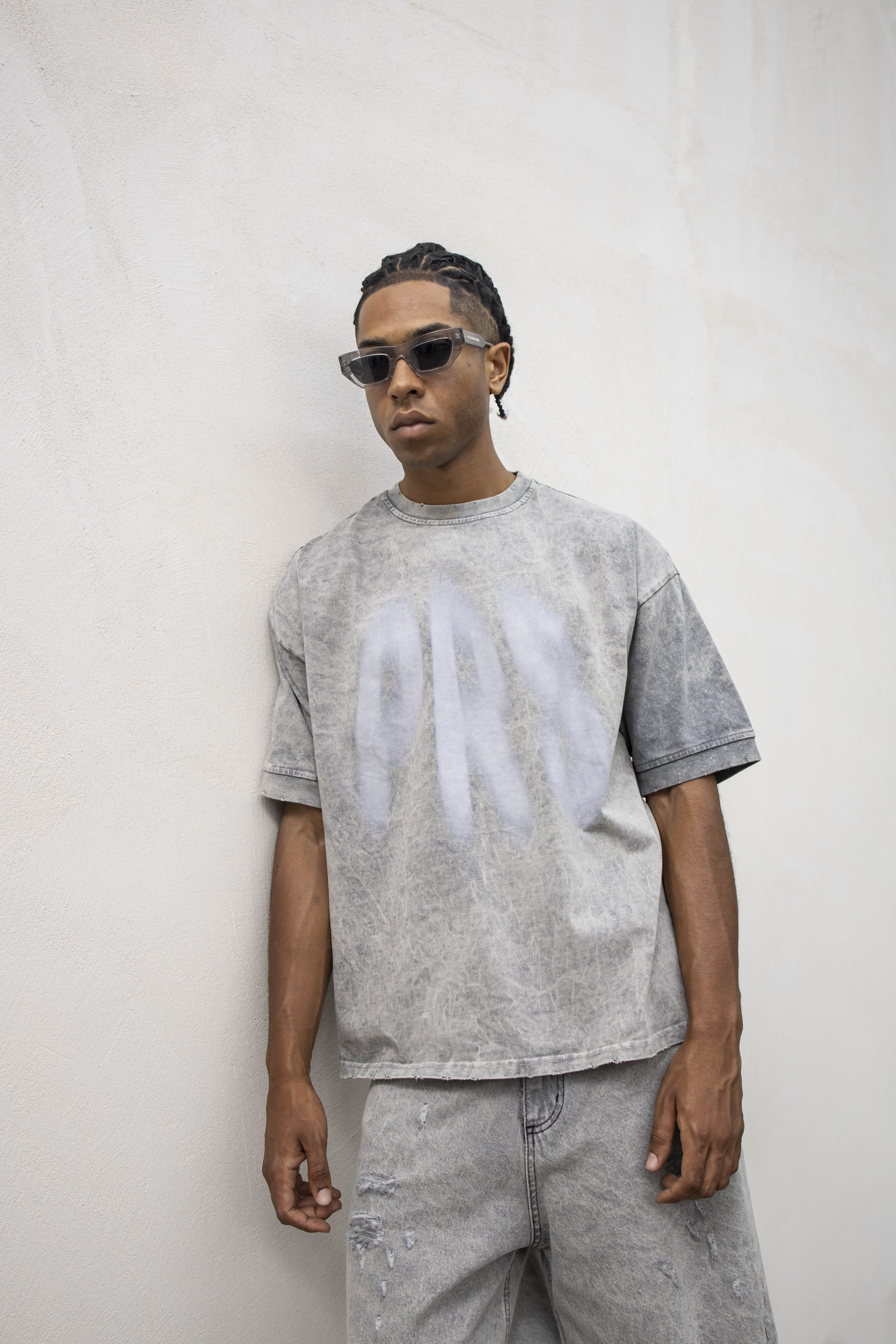 PRESENT - T-SHIRT ST WASH - INOX