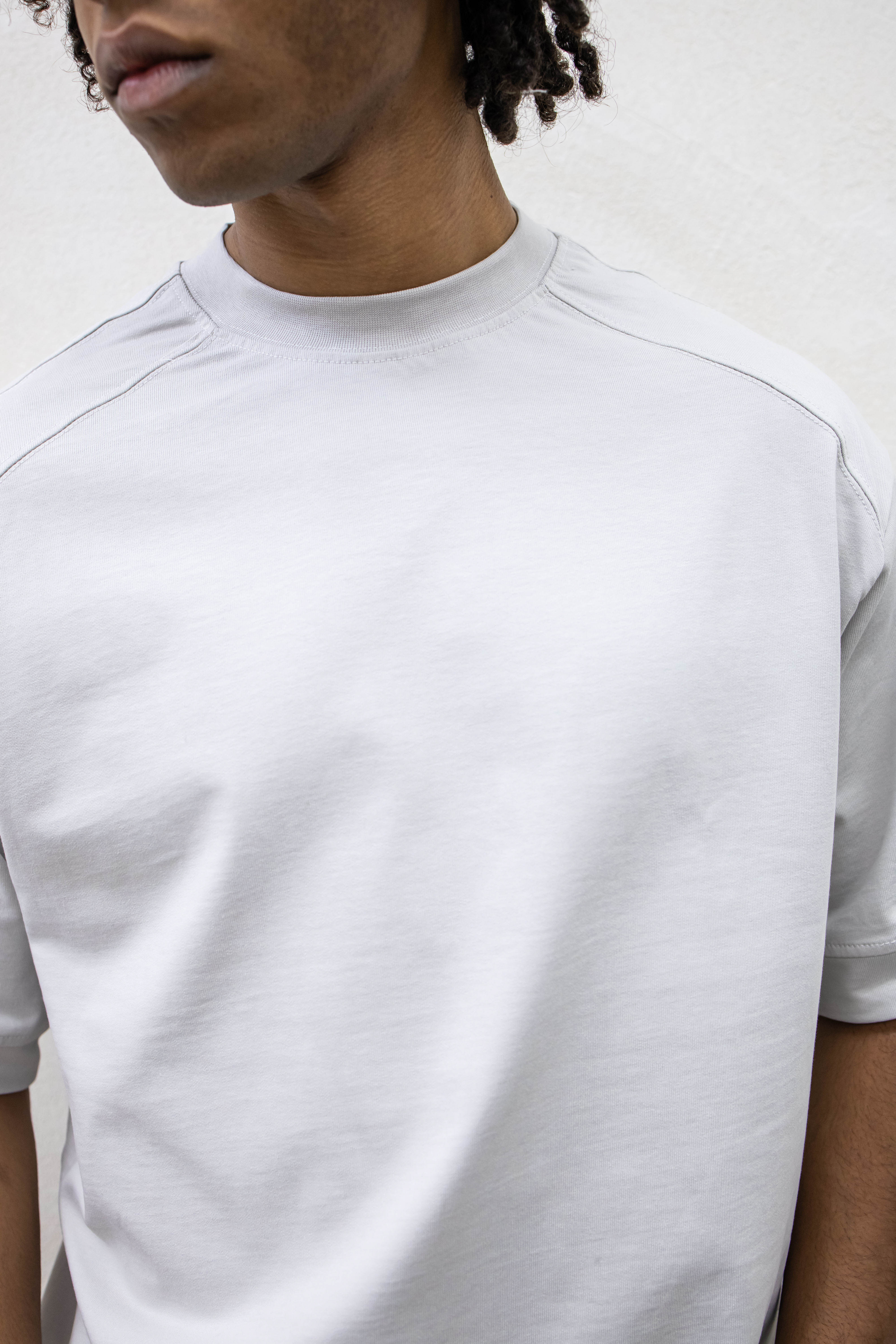 NO BRAND - T-SHIRT COMPACT - BIANCO