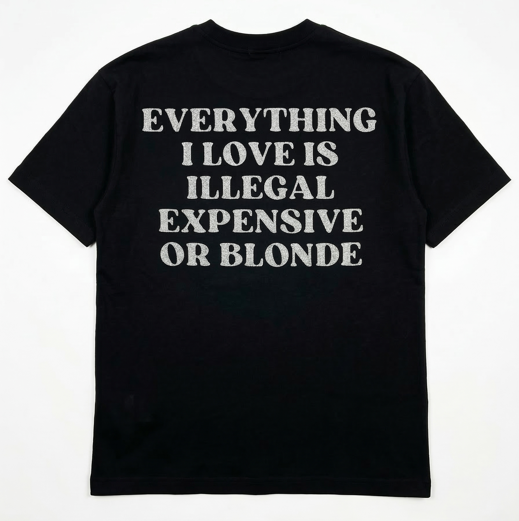 NO BRAND - TEE ILLEGAL - NERO