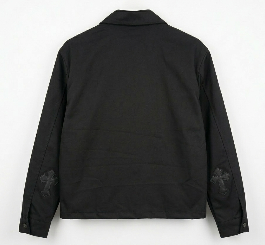 NO BRAND - JKT CROCI - NERO