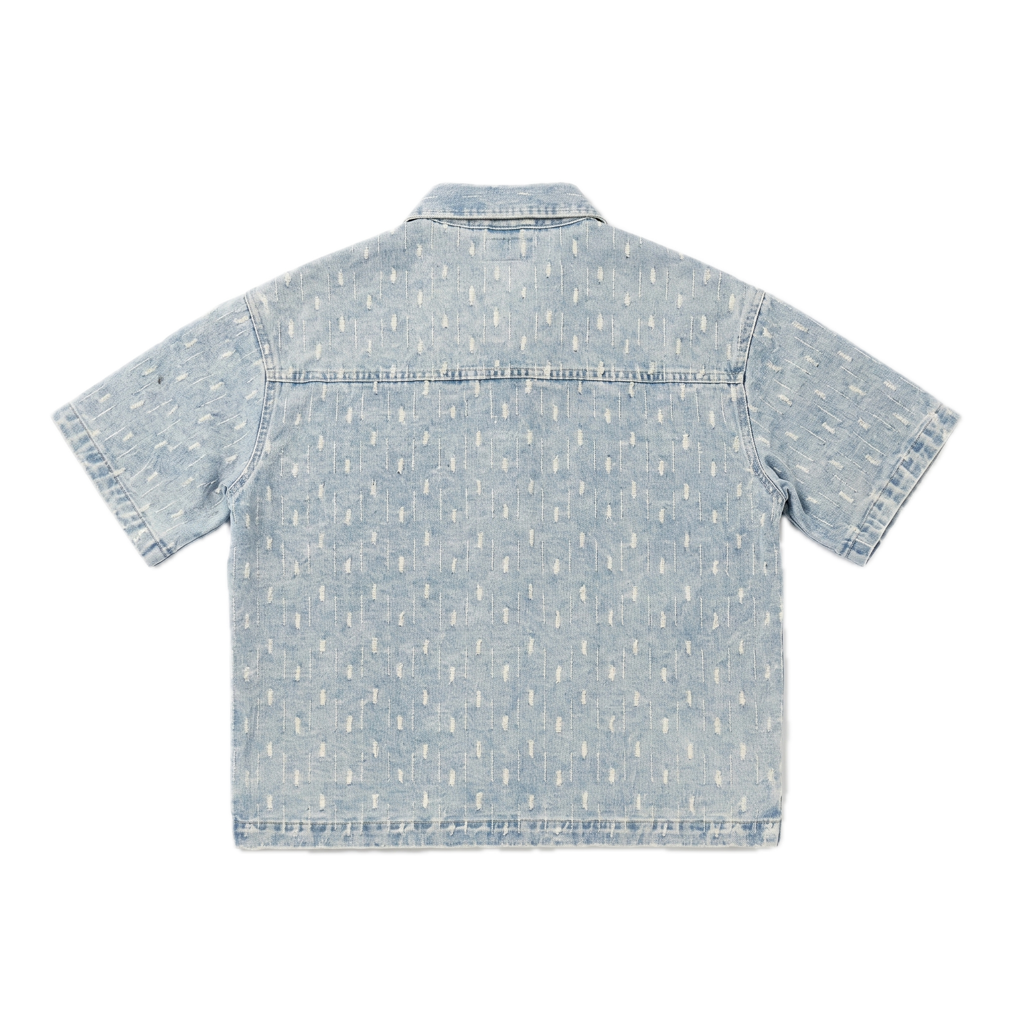 NO BRAND - JKT SHORT 513 - AZZURRO