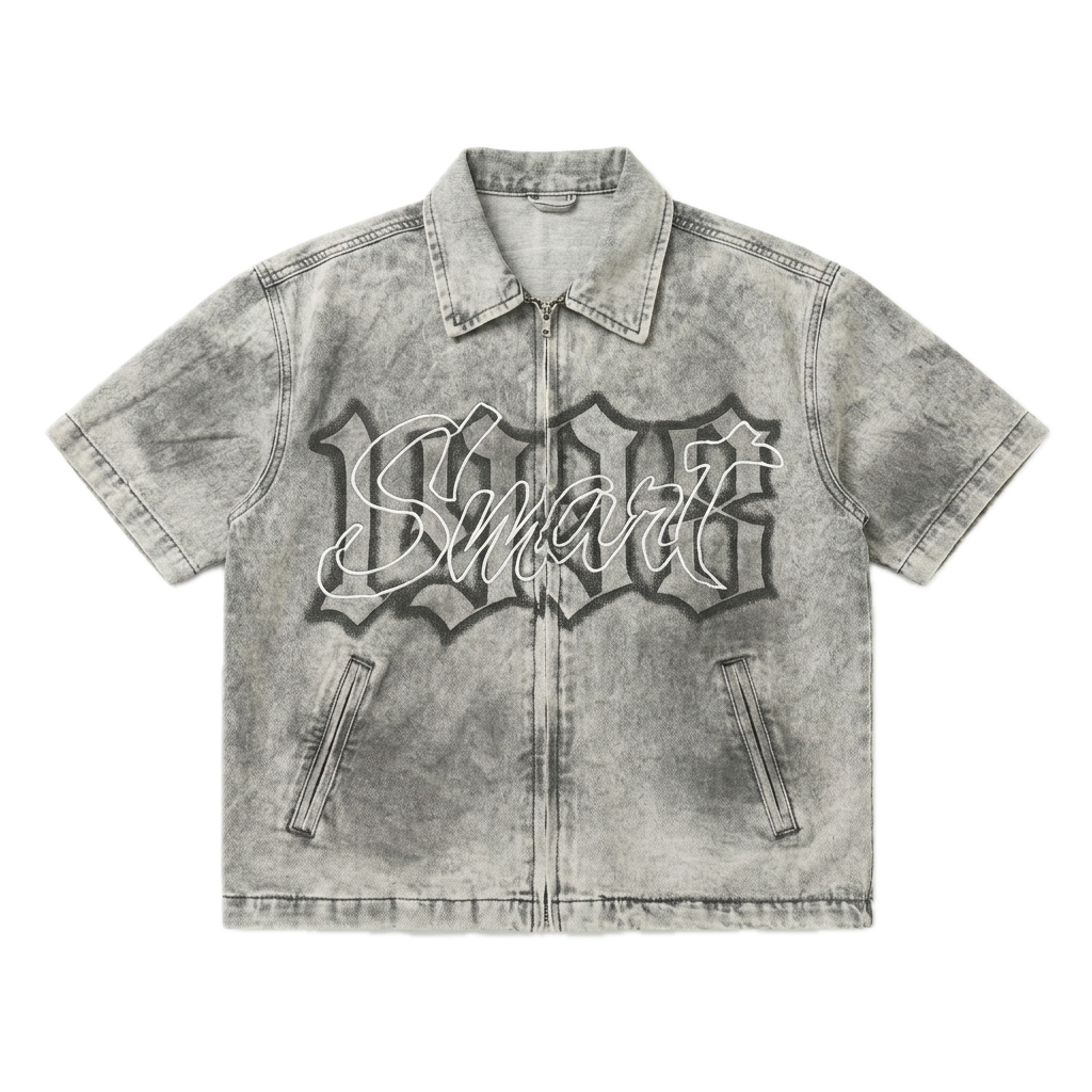 NO BRAND - JKT SHORT M5-505 - GRIGIO