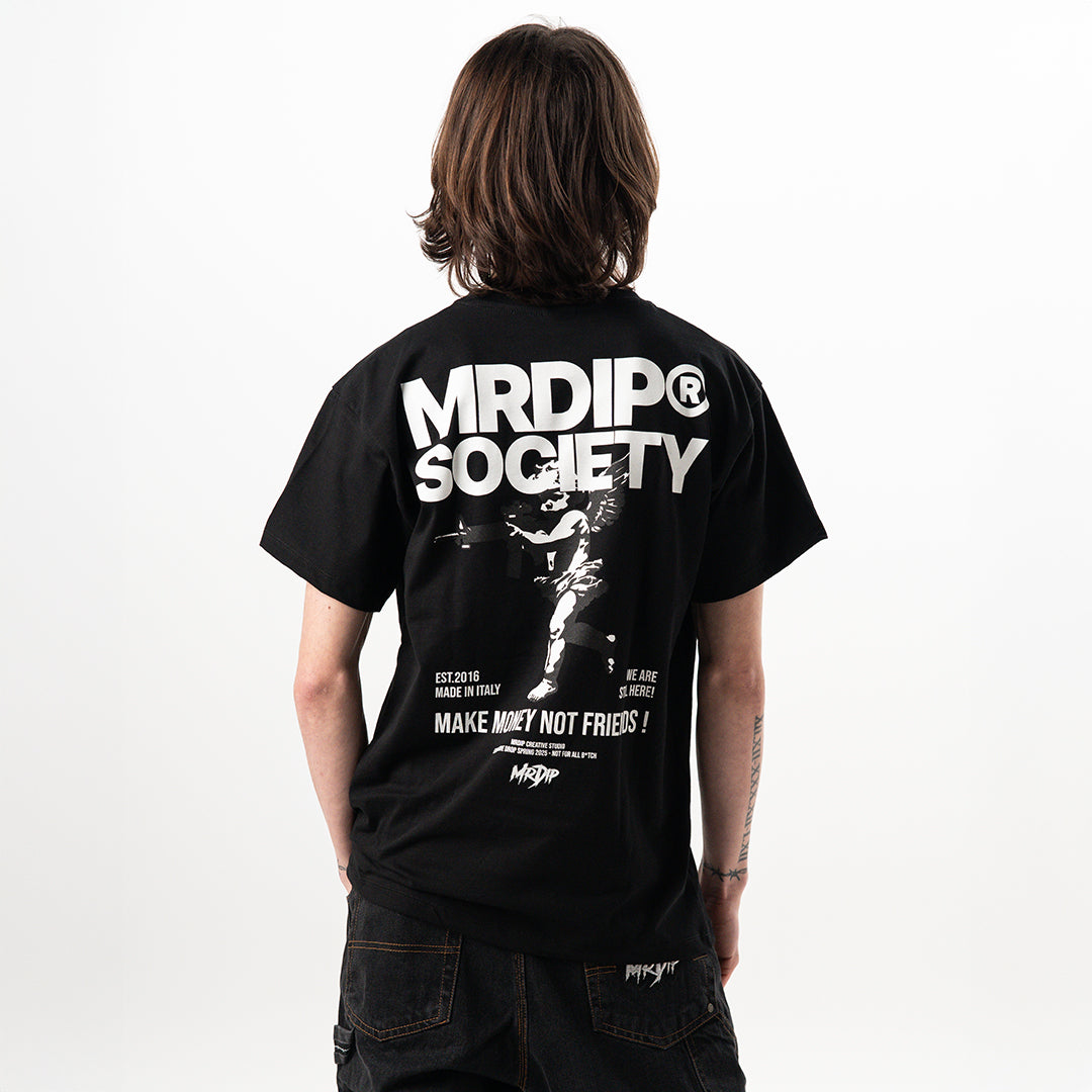 MRDIP - T-SHIRT BAD ANGEL - NERO