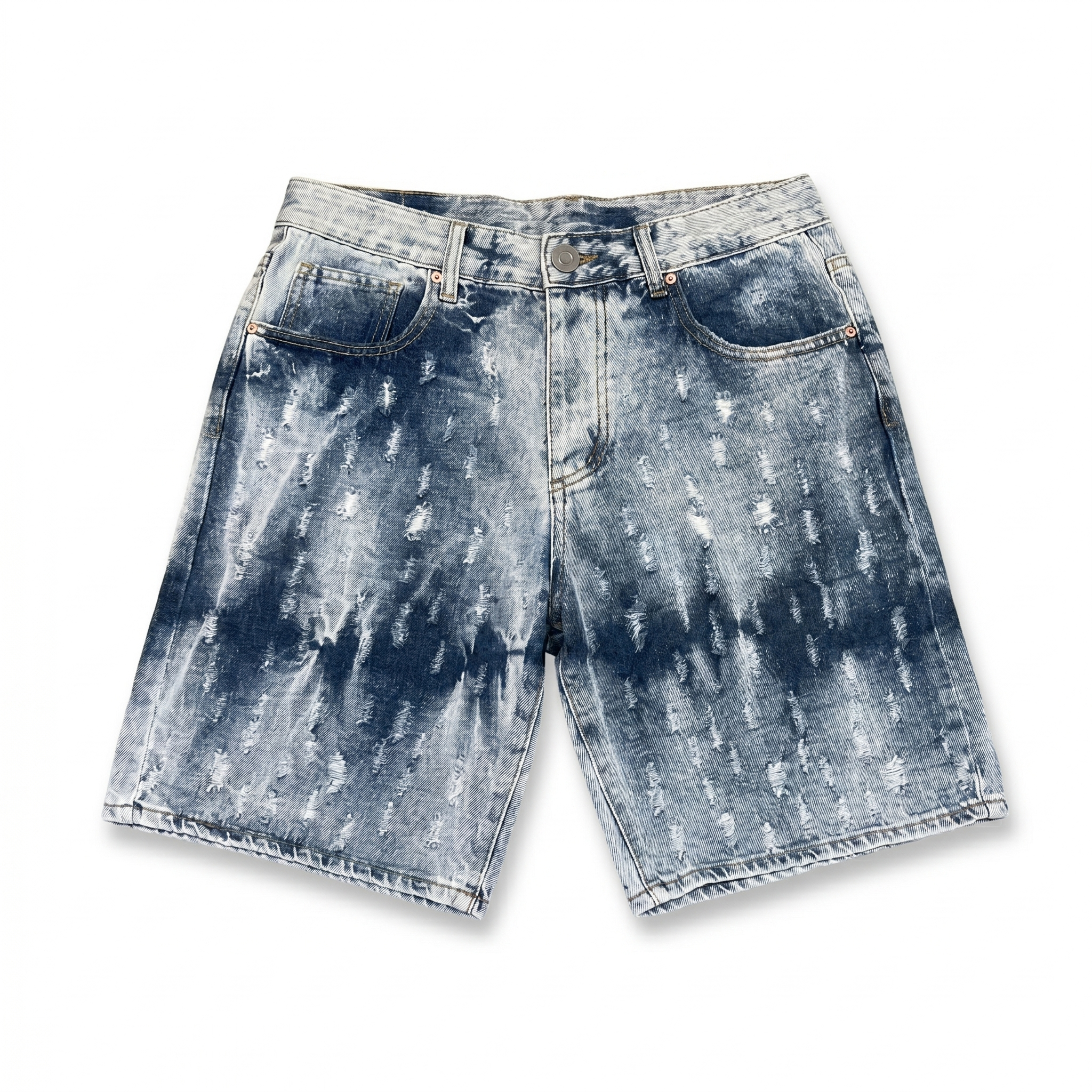 NO BRAND - SHORTS 8005 - AZZURRO