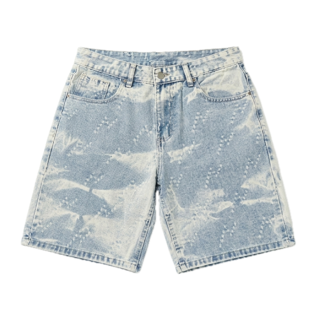 NO BRAND - SHORTS 435 - AZZURRO