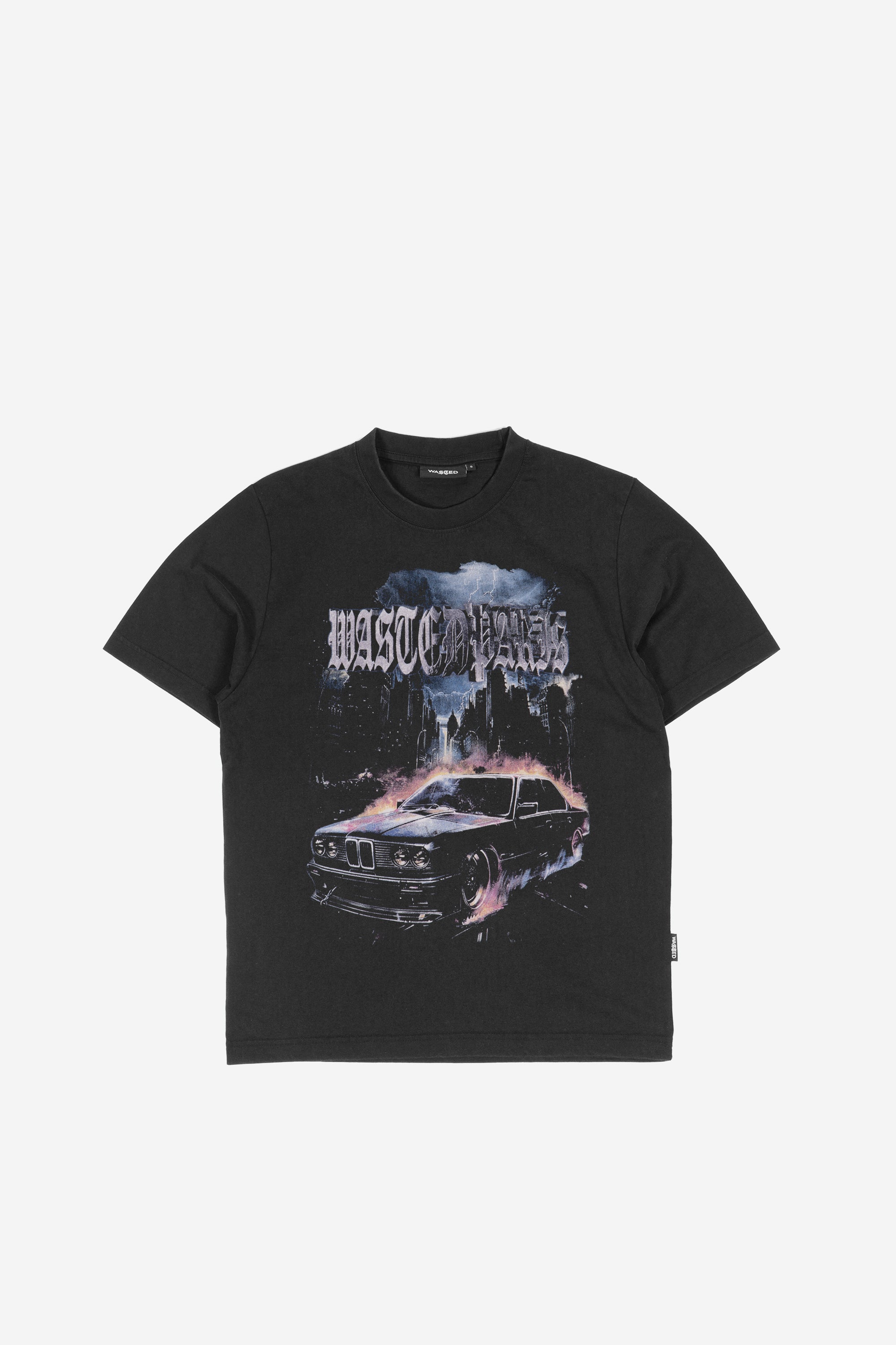 WASTED PARIS - TEE RUN FADED - NERO