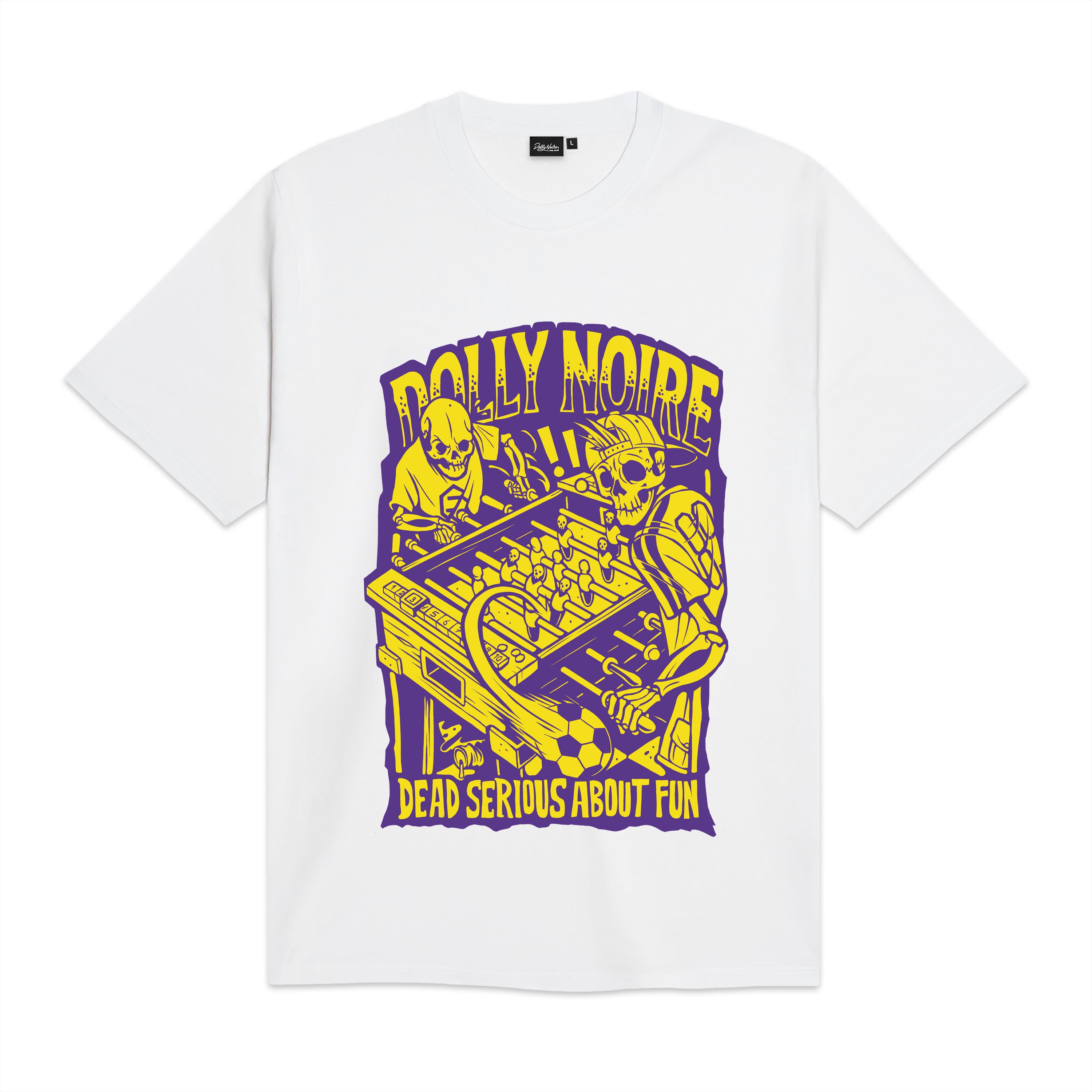 DOLLY NOIRE - TEE BILIARDINO - BIANCO