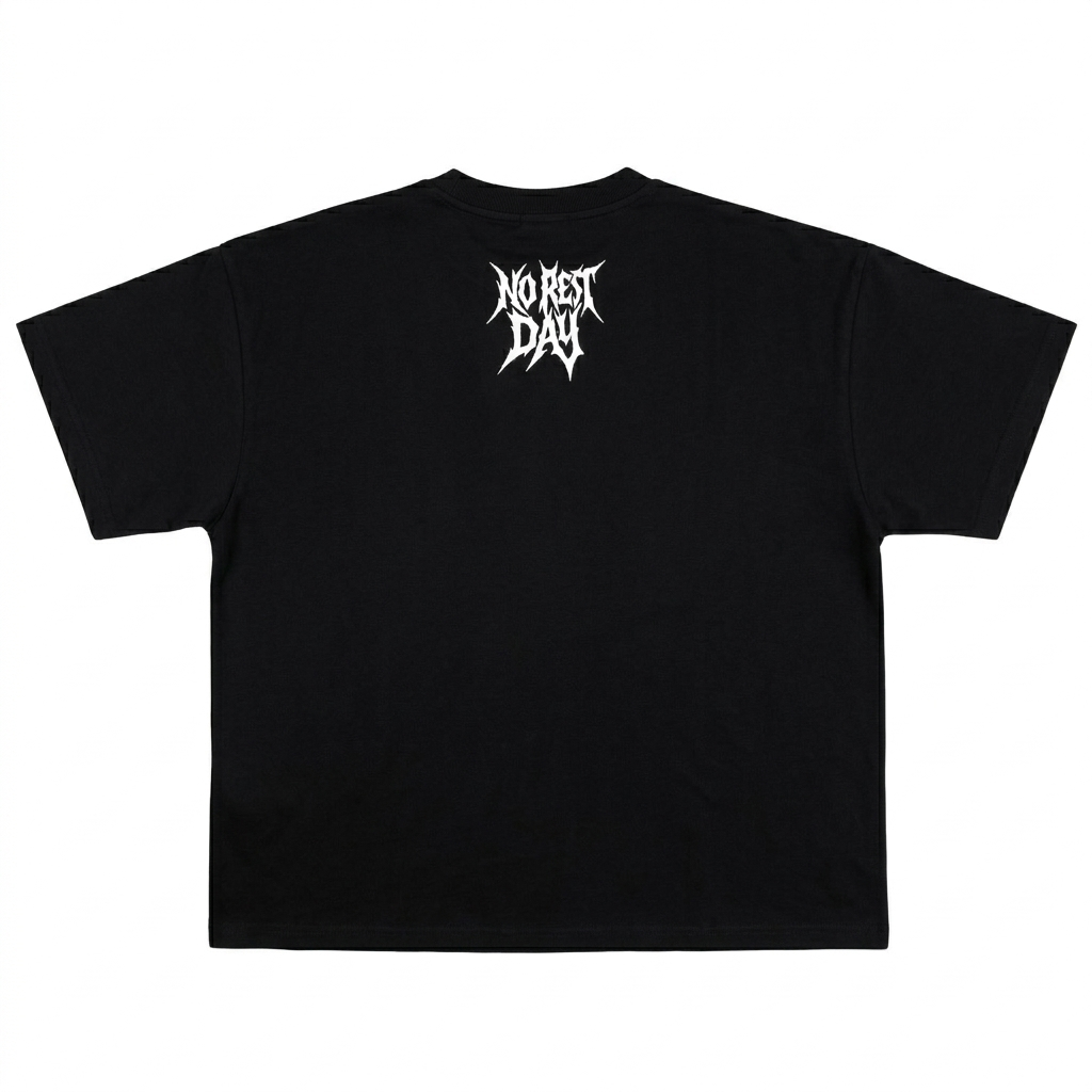 NO REST DAY - TEE NO REST DAY - NERO