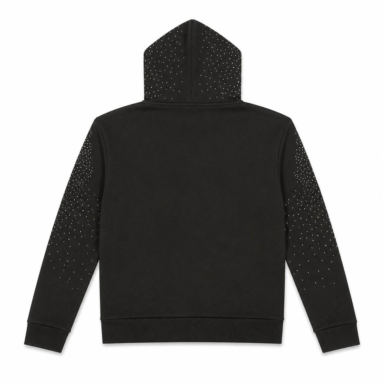 NO BRAND - HOODIE 1777 - NERO