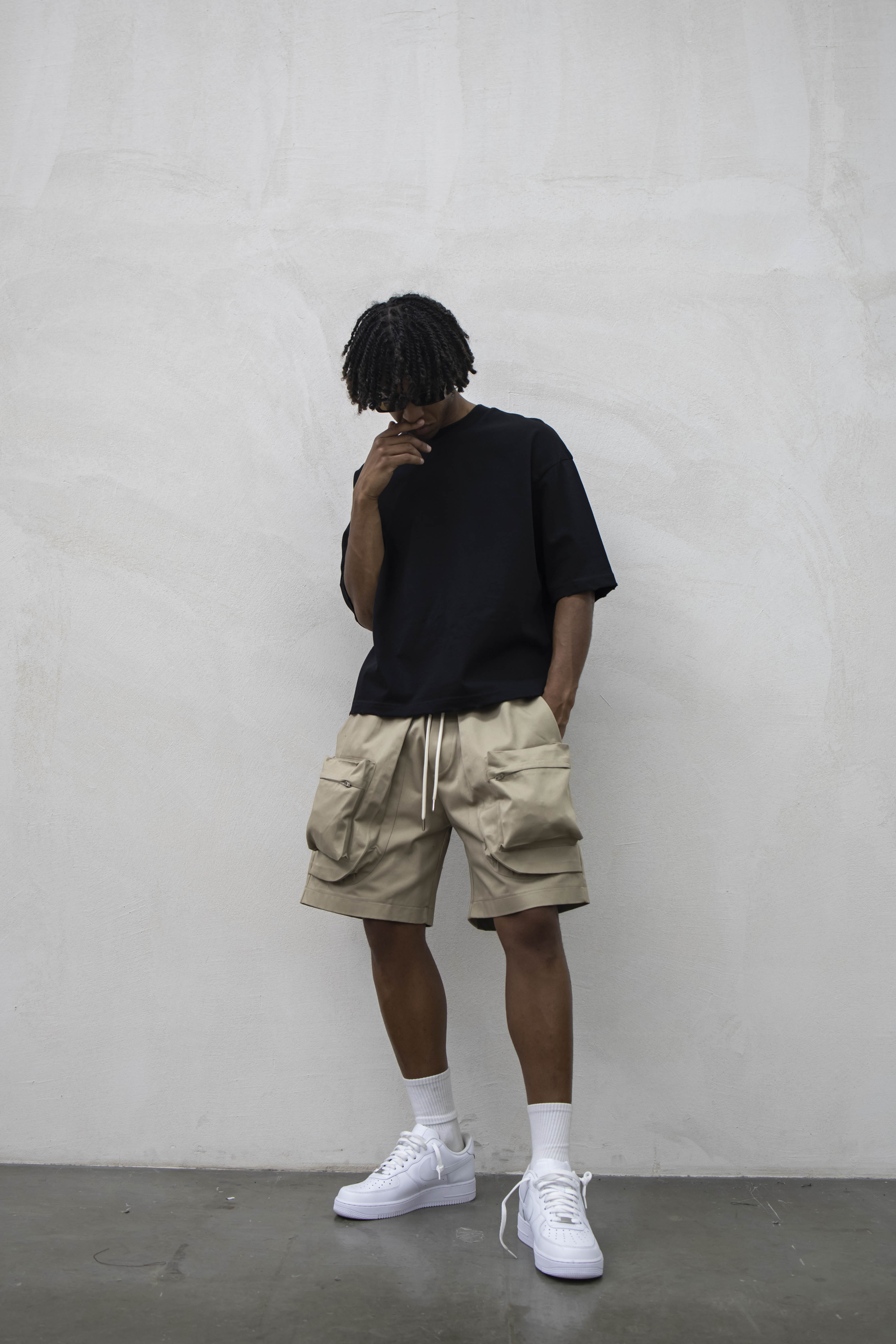 PRESENT - T-SHIRT BASIC CROP - NERO