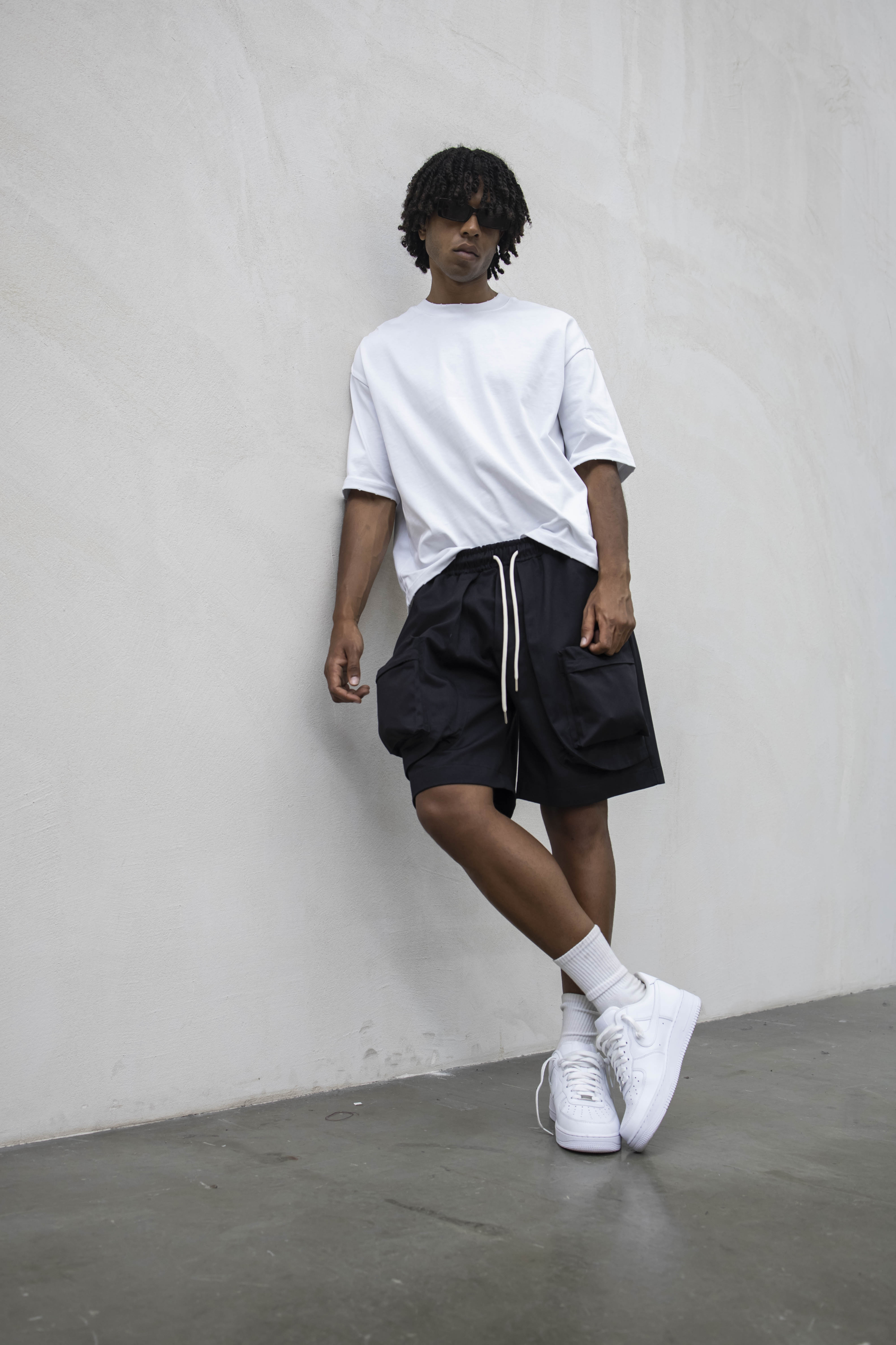 PRESENT - SHORTS CARGO BULL - NERO