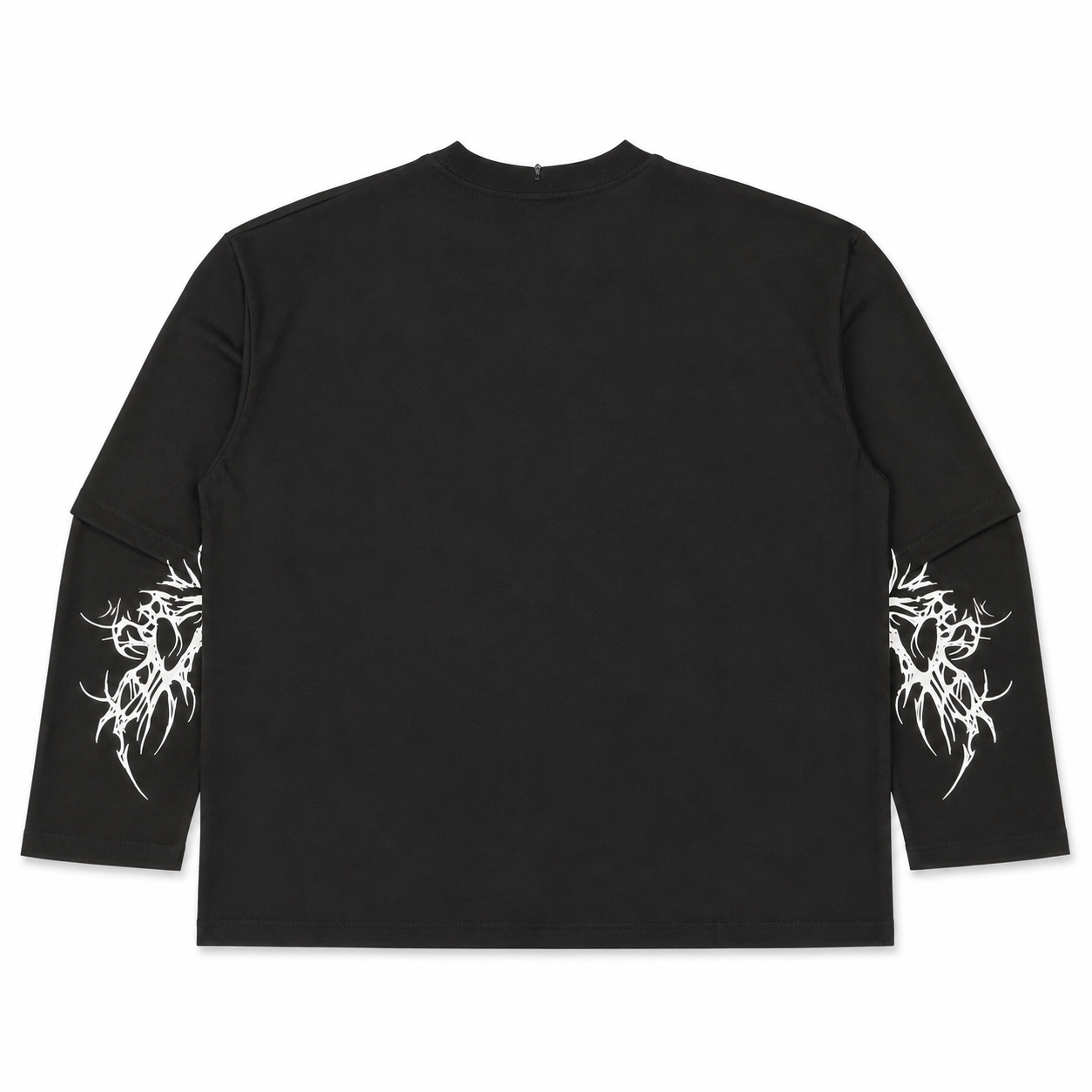 NO BRAND - LONGSLEEVE M293 - NERO