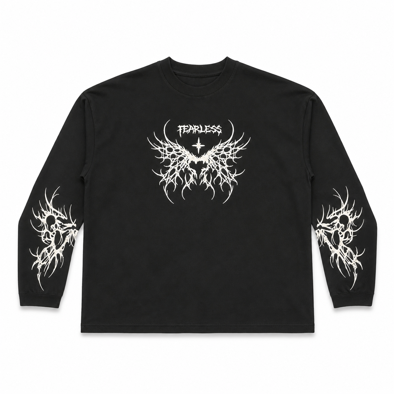 NO BRAND - LONGSLEEVE M293 - NERO