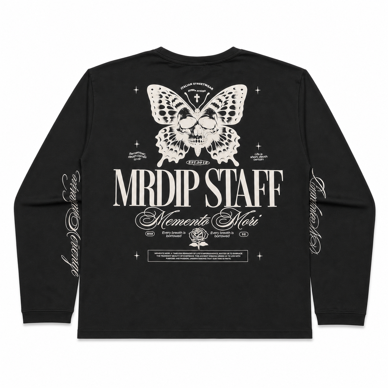 MRDIP - LONGSLEEVE STAFF - NERO