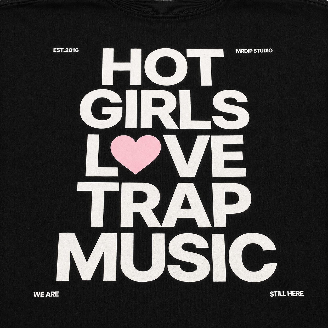 MRDIP - TEE HOT GIRL - NERO