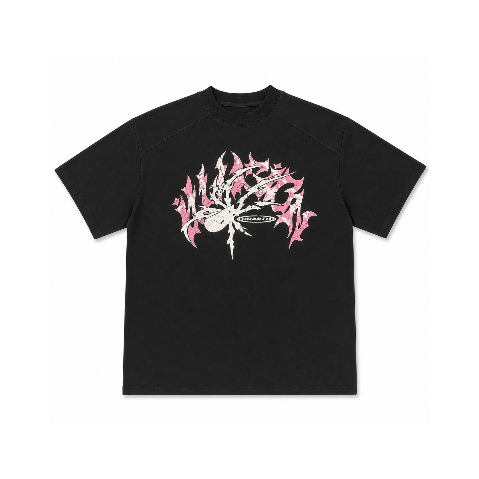 NO BRAND - T-SHIRT 4071 - NERO