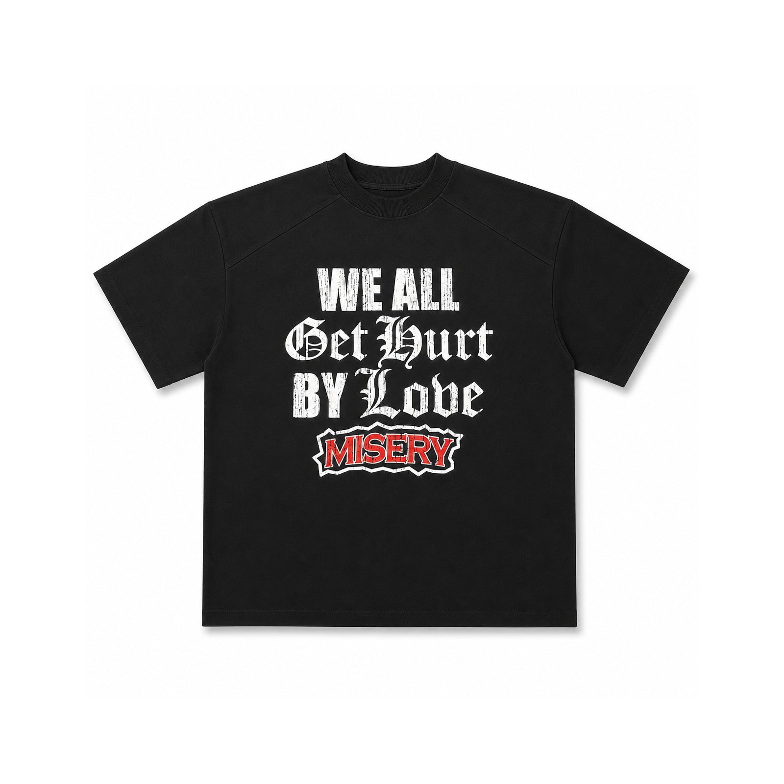 NO BRAND - T-SHIRT 4071 WE ALL - NERO