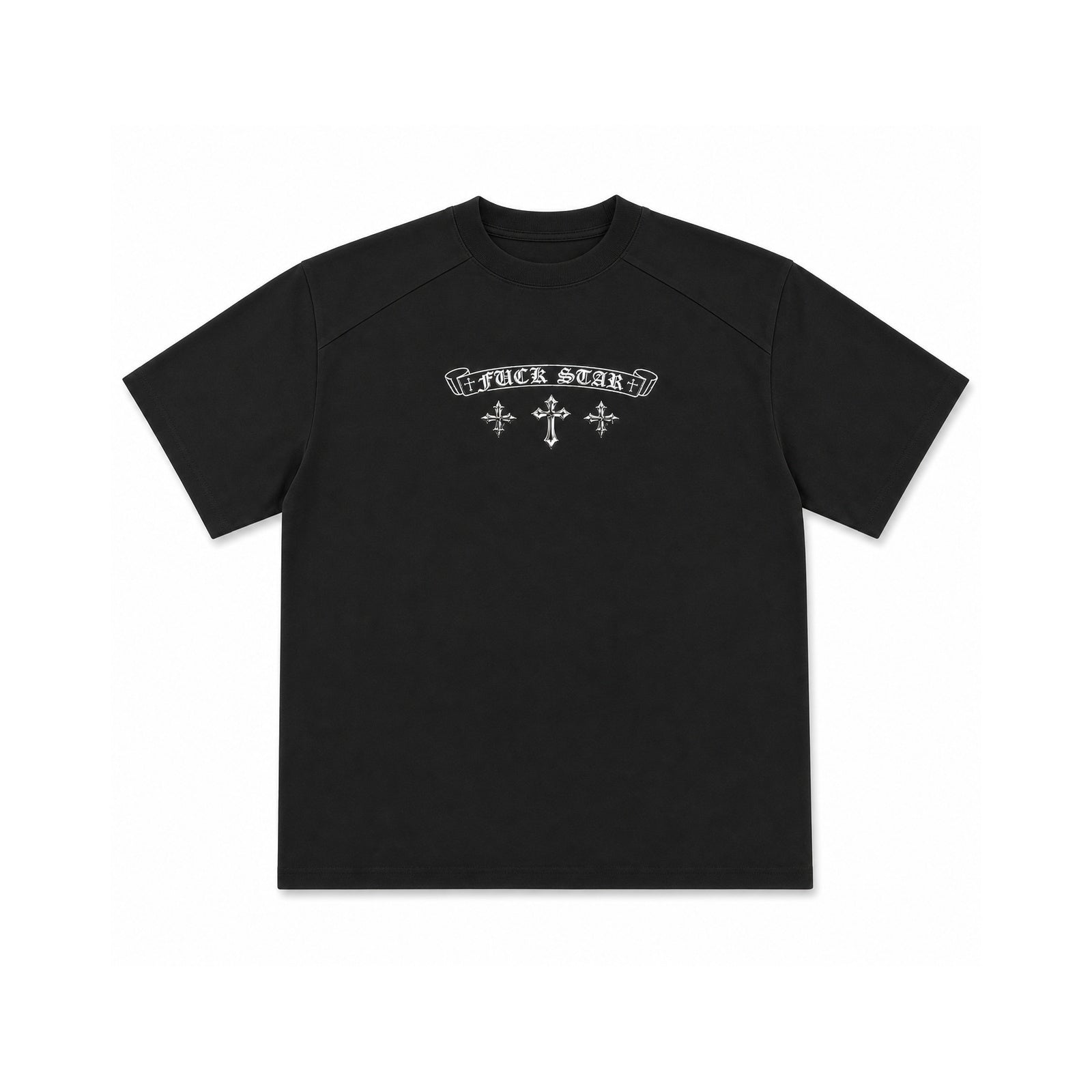 NO BRAND - T-SHIRT 41115 - NERO