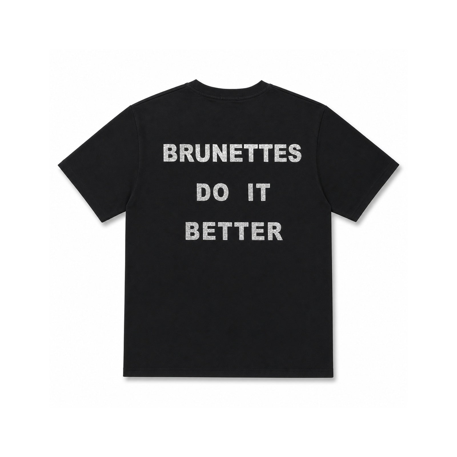 NO BRAND - T-SHIRT 41311 - NERO